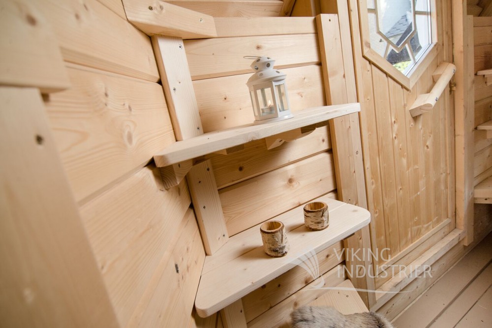 Sauna Cabin  m² with Changing Room | VIKING INDUSTRIER