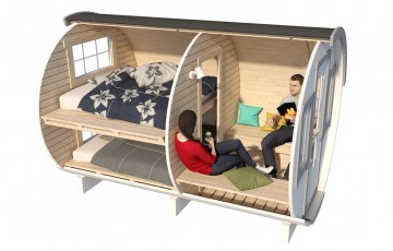 Family Sleeping Barrel Ø2.2 X 3.3