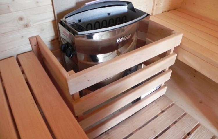 Sauna Barrel Ø1.9 x 2 m Inside