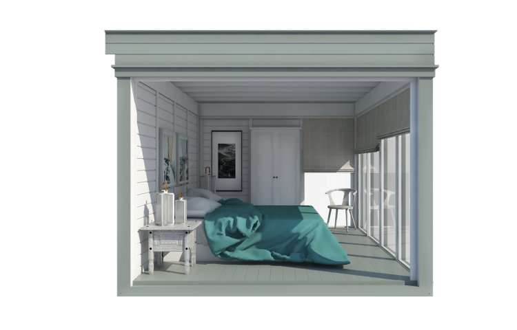 Insulated cube Hotel room 3x4