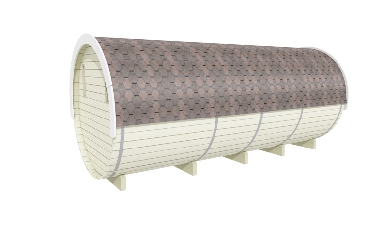 BARREL FOR SLEEPING-SIDE ENTRANCE Ø2.2 X 5.4 WITH FURNITURE