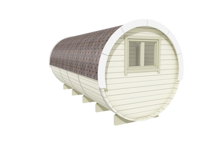 BARREL FOR SLEEPING-SIDE ENTRANCE Ø2.2 X 5.4 WITH FURNITURE