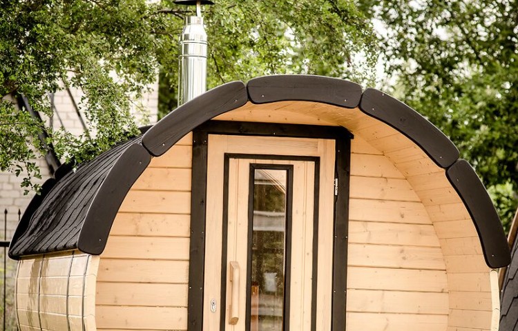 Sauna barrel Ø2.2 x 3 m
