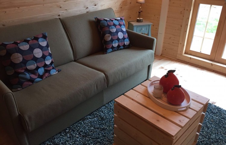 Insulated Camping pod 3.2 x 5.9 interior