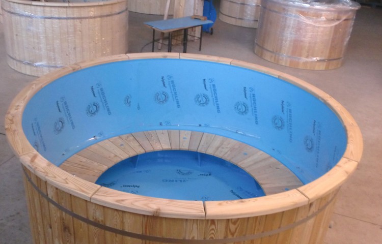Polypropylene Hot Tub Inside