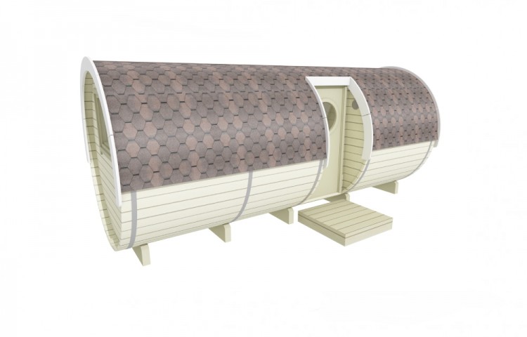 BARREL FOR SLEEPING-SIDE ENTRANCE Ø2.2 X 5.4 WITH FURNITURE
