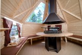 Roof Panel With Window for Grill cabin