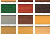 Exterior wood stain colors